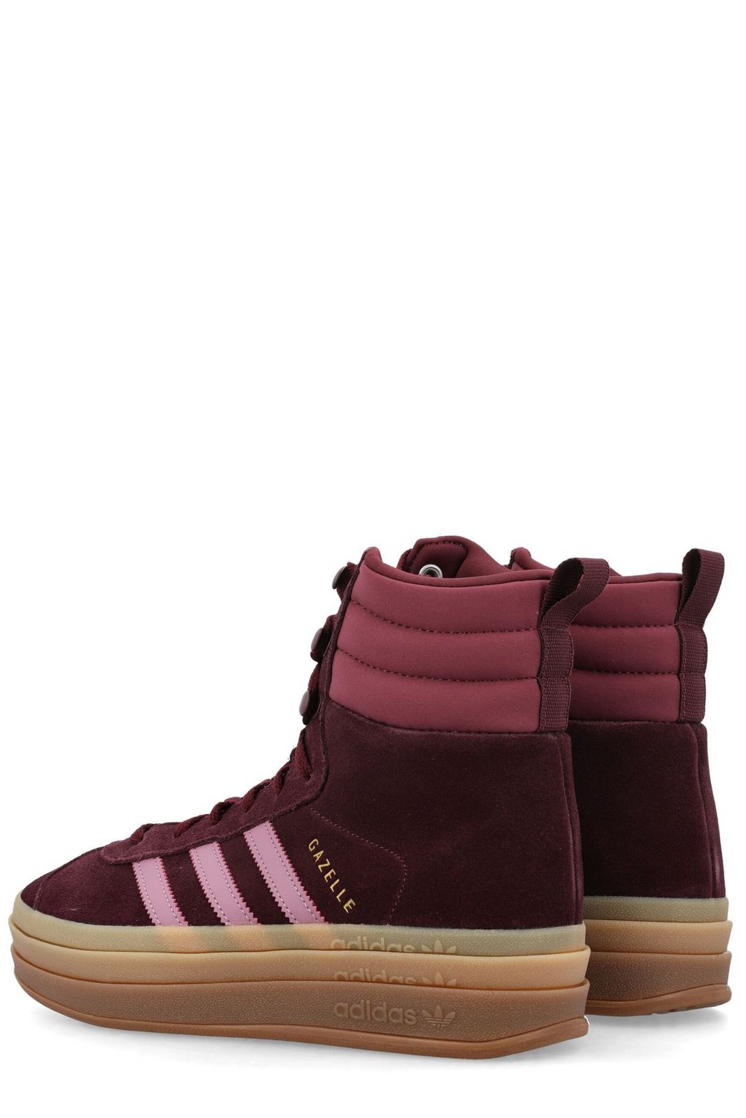 maroon high top adidas