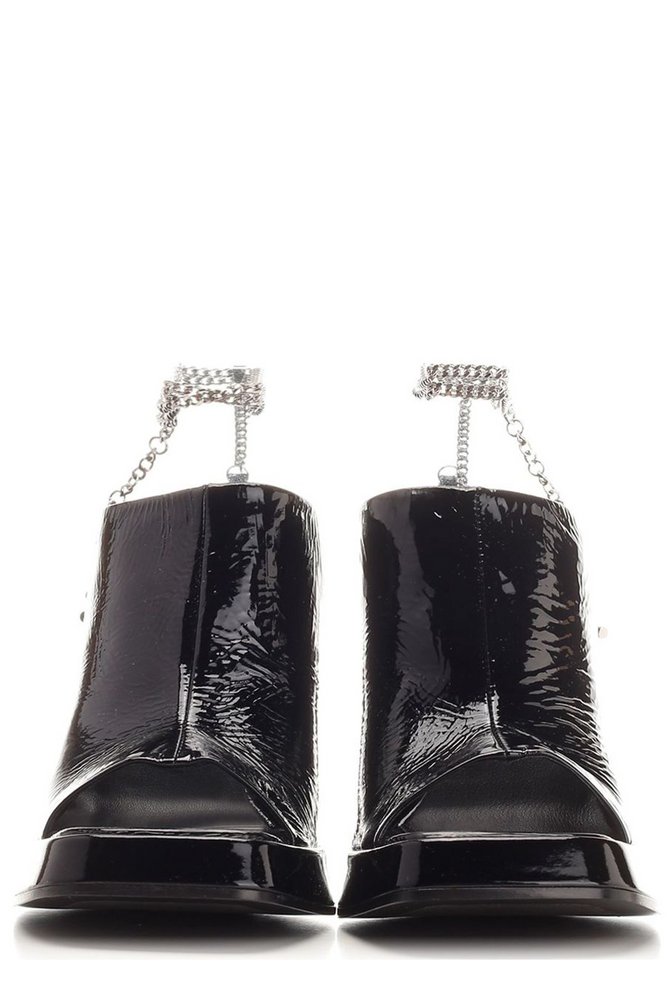 【関税&送料込】Alexander Mcqueen Ankle Chain Strap Sandals Alexander McQueen Ankle Chain Strap Sandals – Cettire