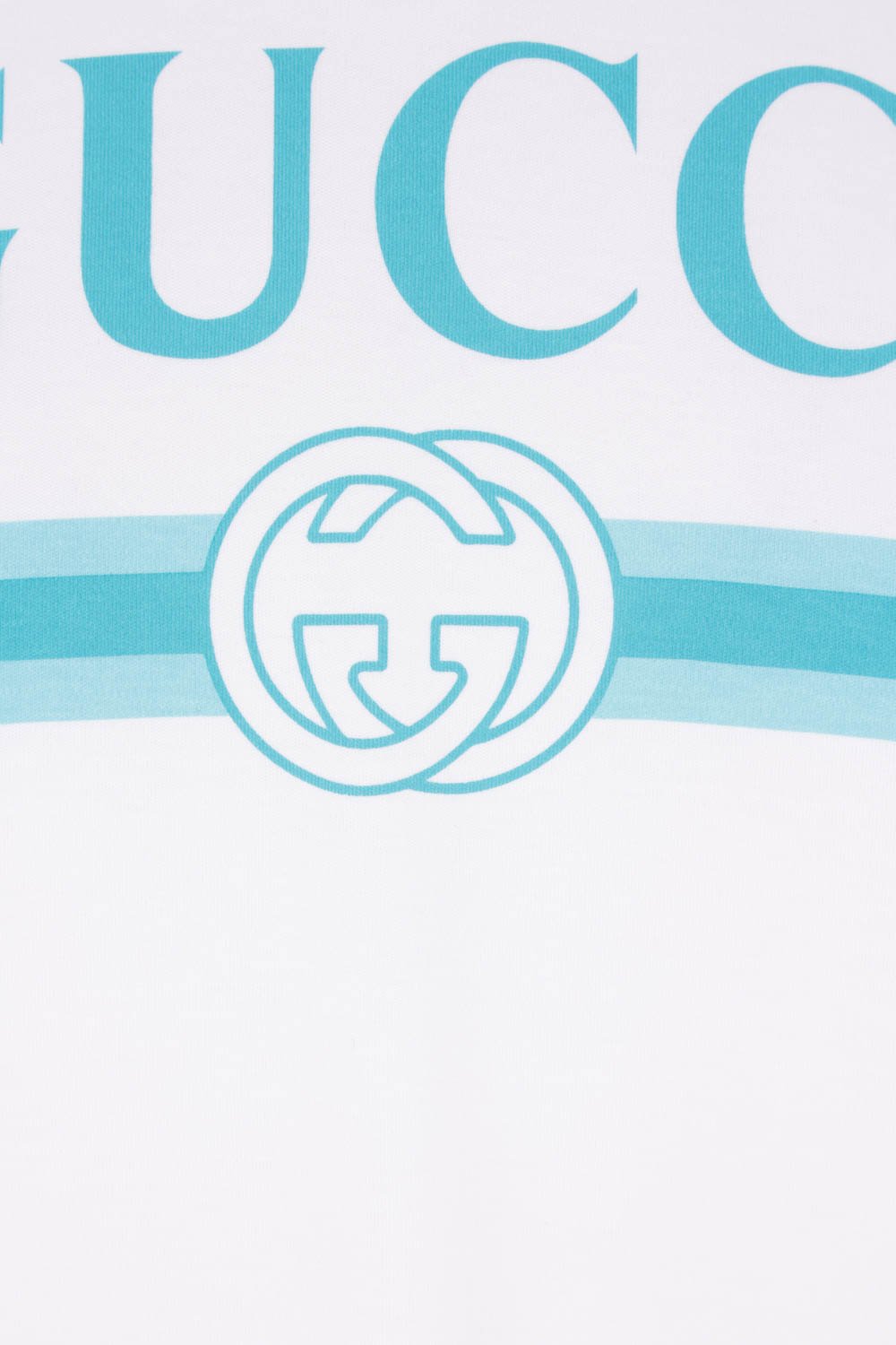 Gucci Logo Printed Crewneck Jersey T-Shirt