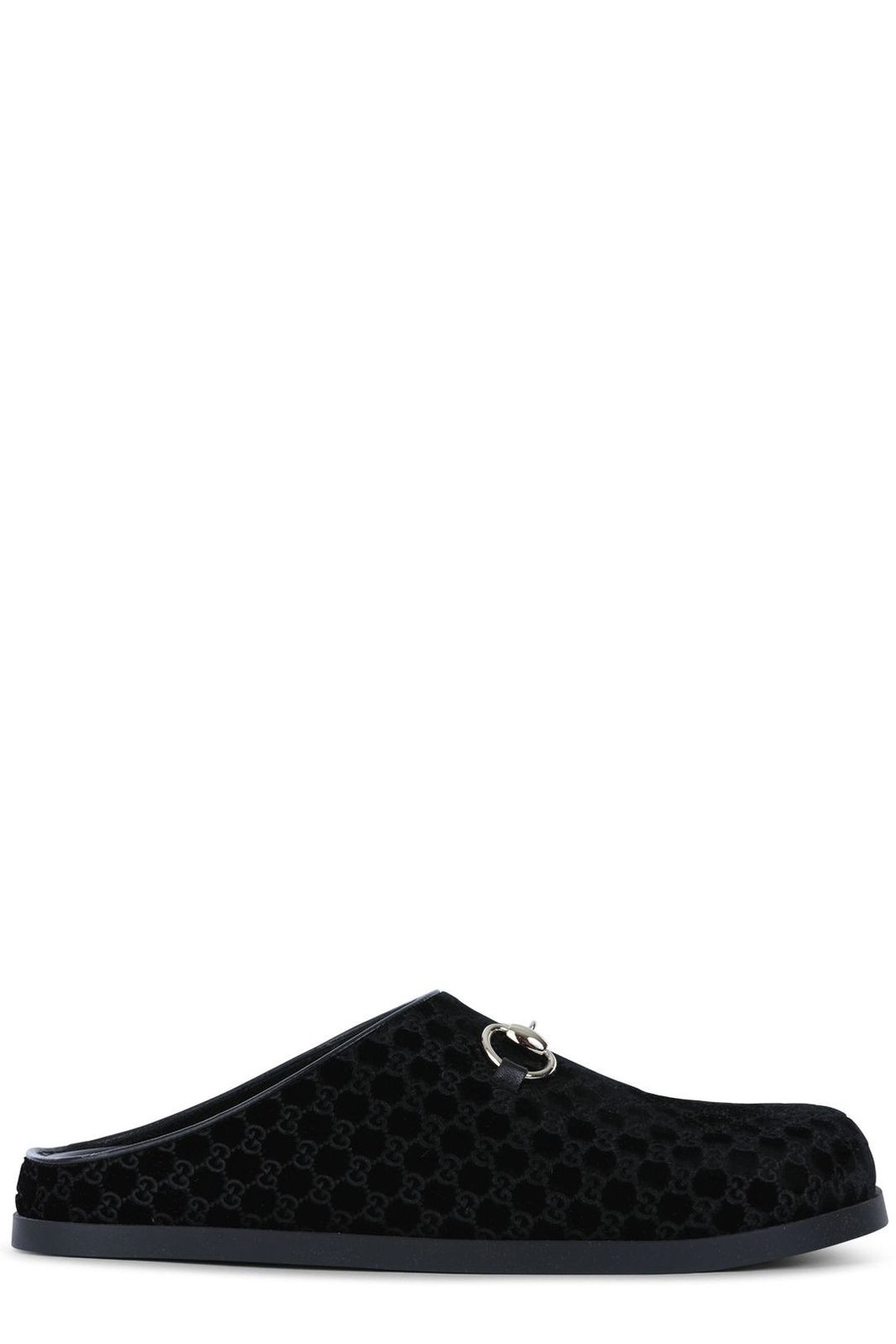 Gucci Monogrammed Slip-On Sandals