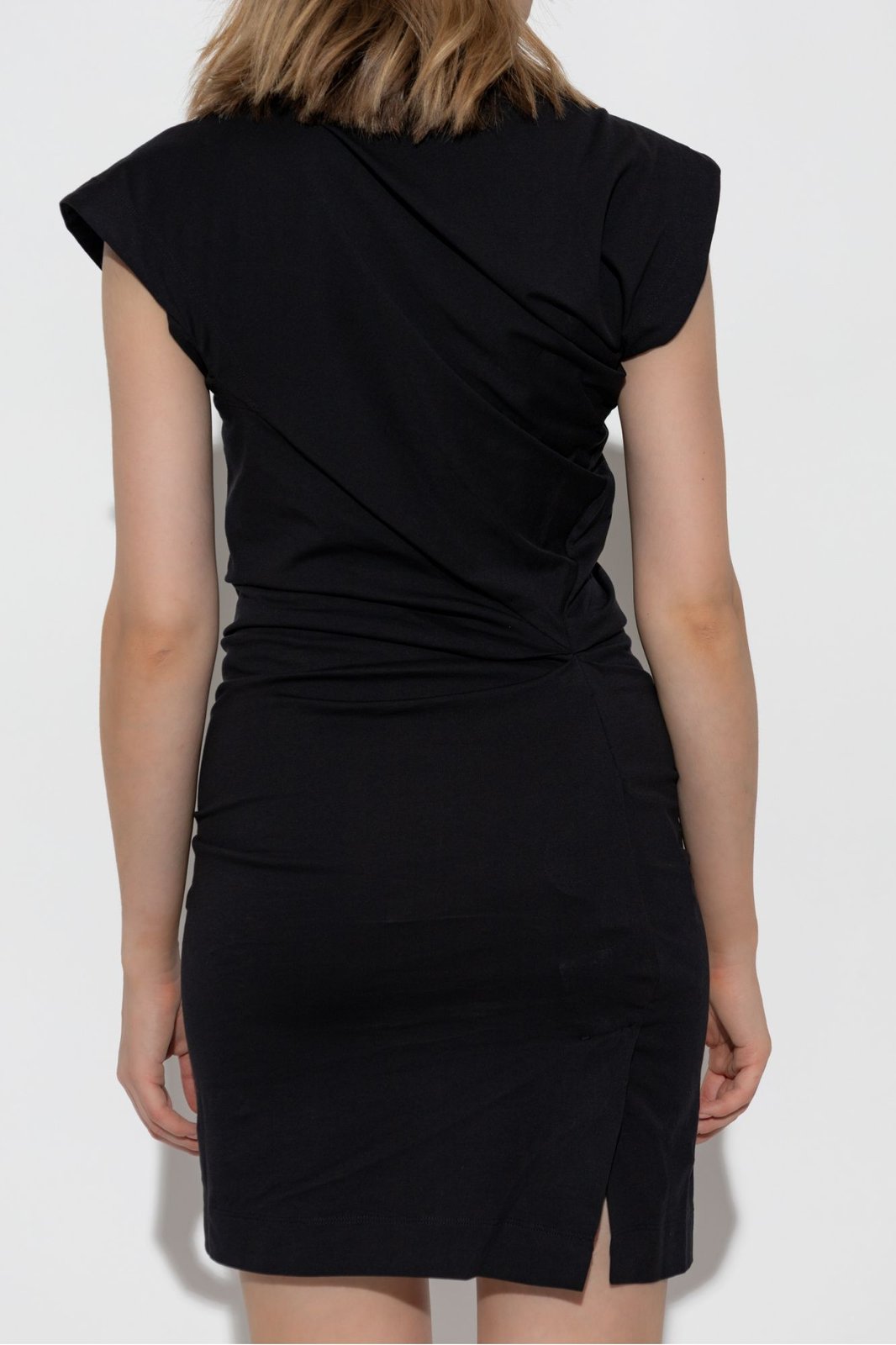 Vivienne Westwood Orb Embroidered Asymmetric Mini Dress