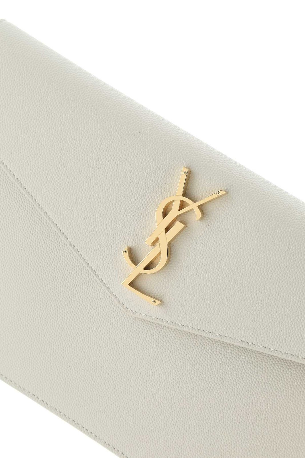 Saint Laurent Uptown Logo Plaque Clutch Bag