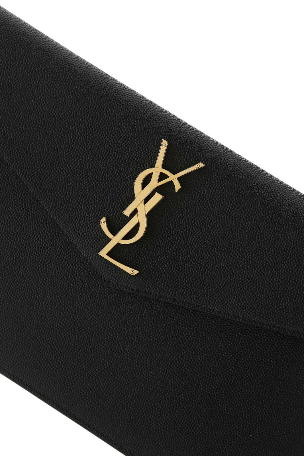 Saint Laurent Uptown Logo Plaque Clutch Bag