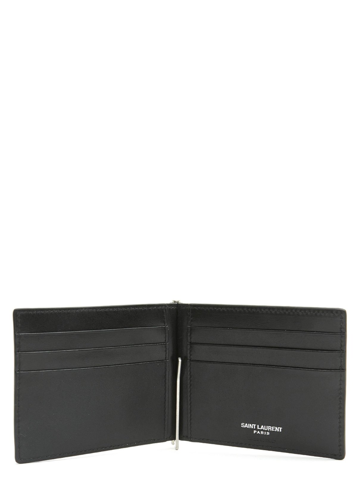 Saint Laurent Monogram Money Clip Wallet