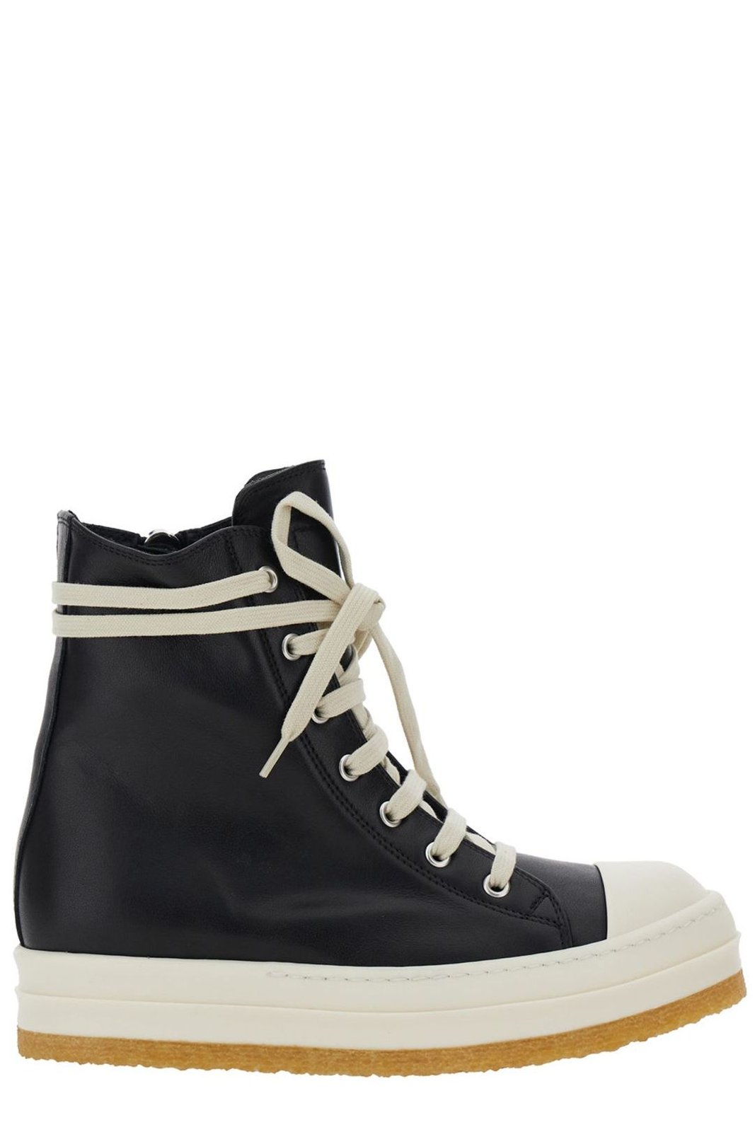 Rick Owens Zip-Fastened Lace-Up Sneakers