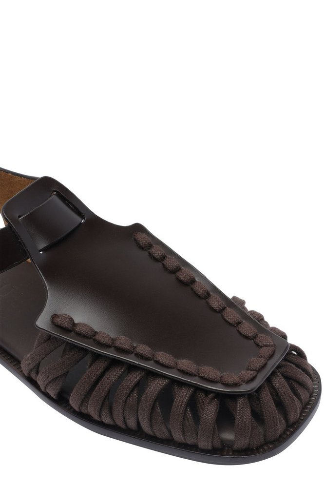 Hereu Alaro Square-Toe T-Bar Sandals – Cettire