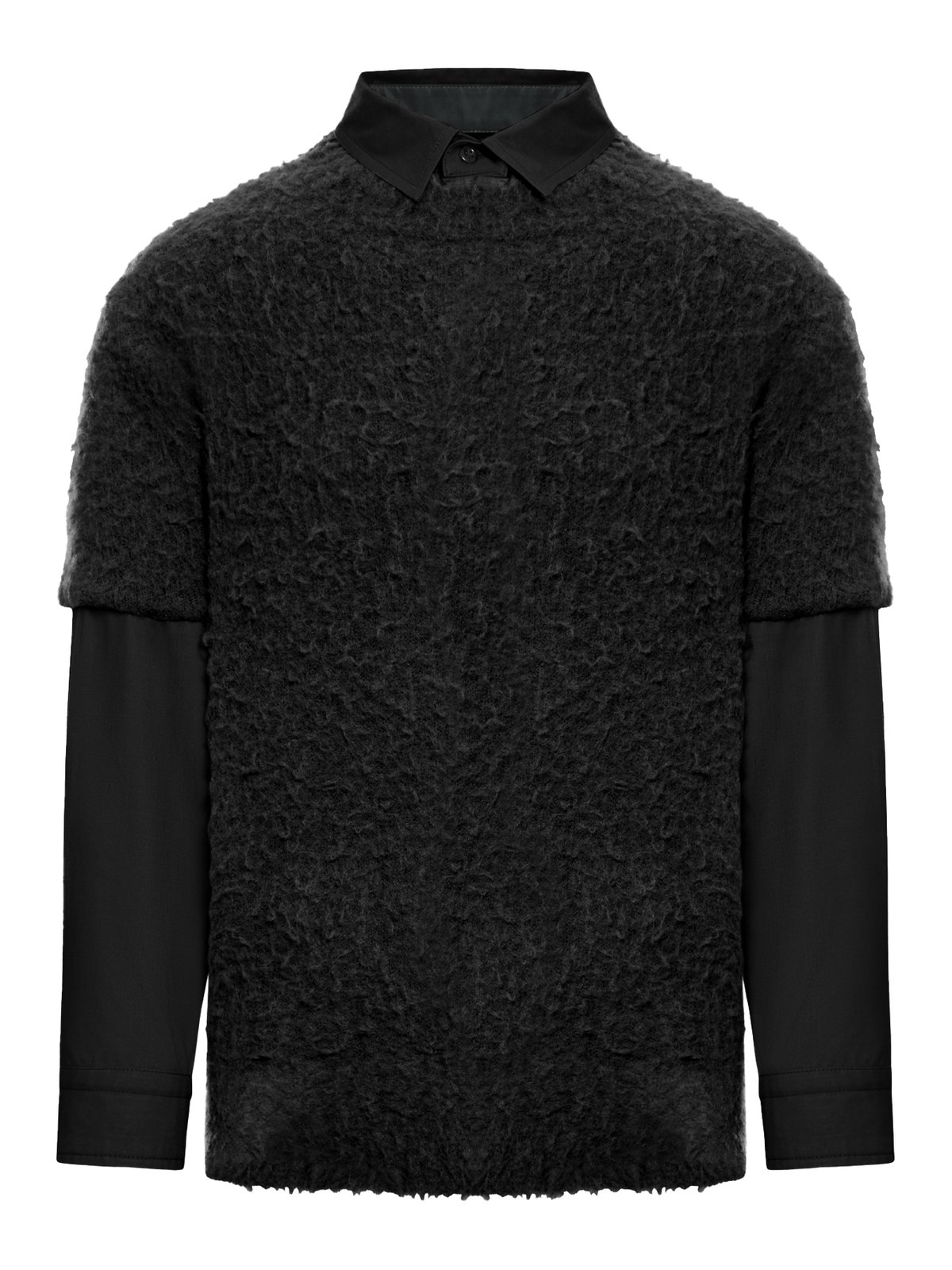 【sacai】Rip Stop x Knit Pullover サイズ1 sacai】Rip Stop x Knit Pullover サイズ1