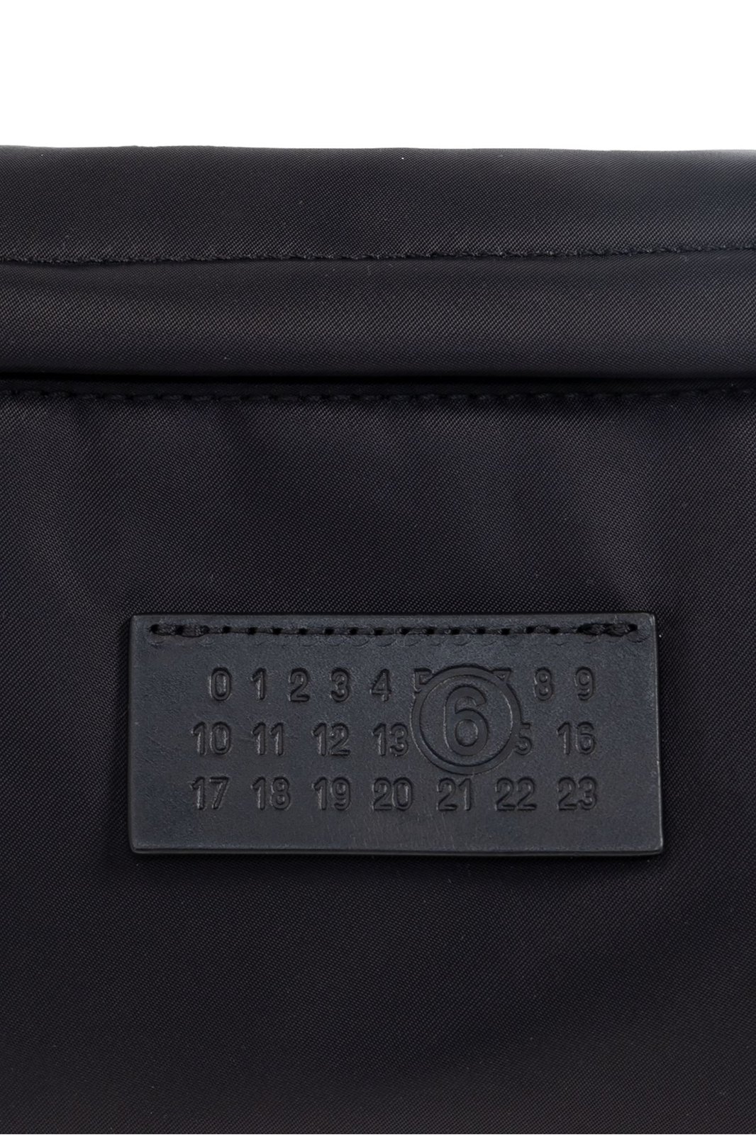 MM6 Maison Margiela Numbers-Appliqué Zip-Up Belt Bag