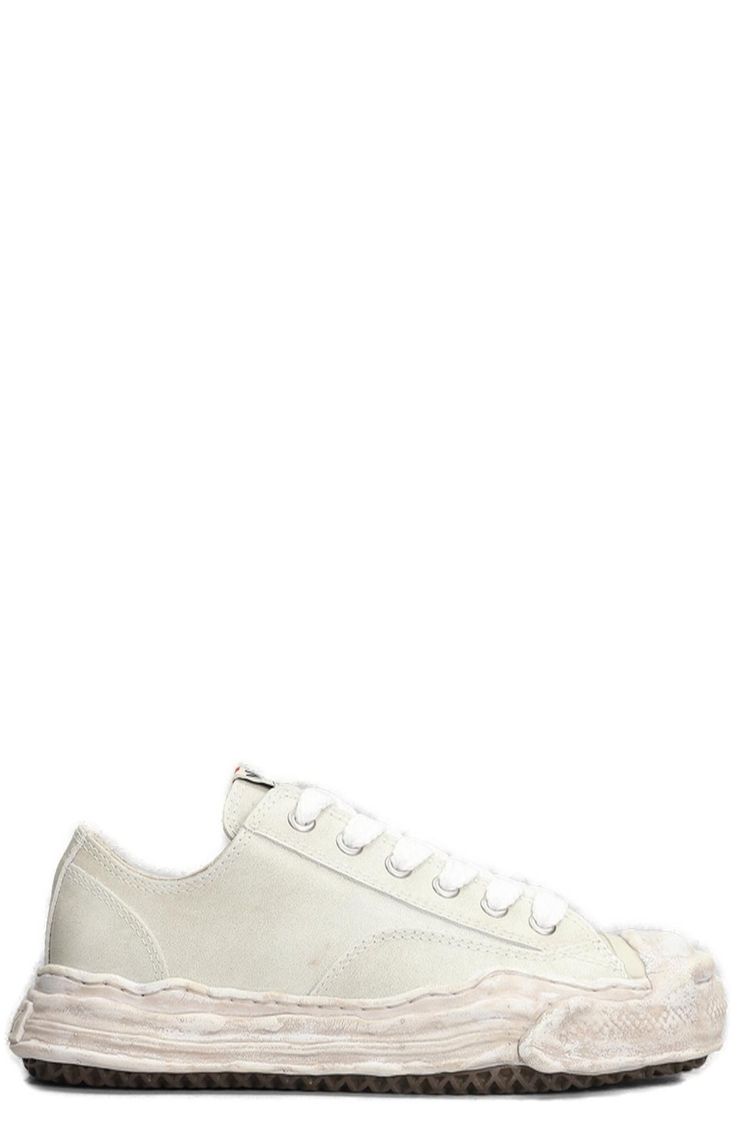 靴 mira Maison Mihara Yasuhiro Hank Distressed Low-Top Sneakers