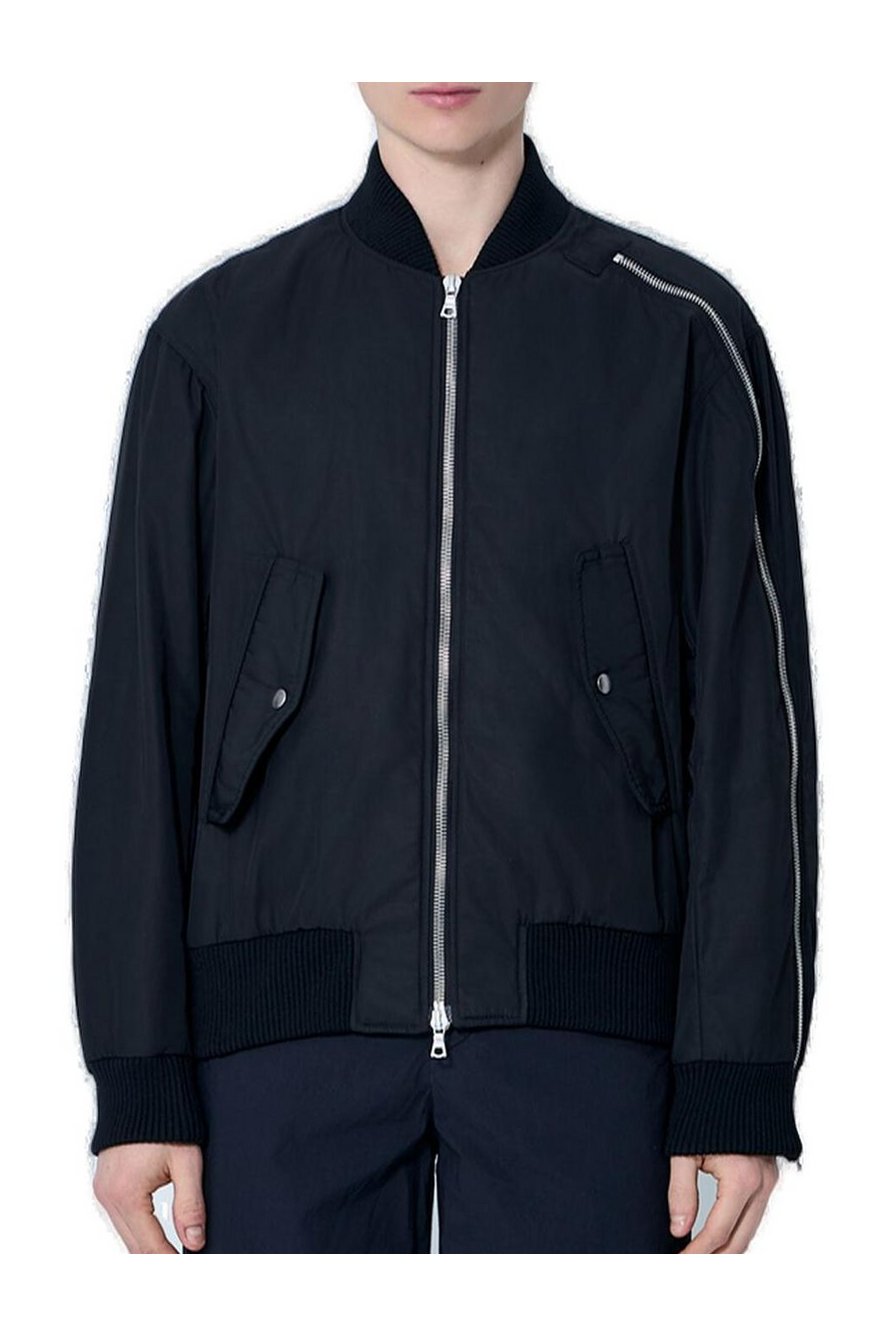 Shop Dries Van Noten Zipped Bomber Jacket on Sale at
