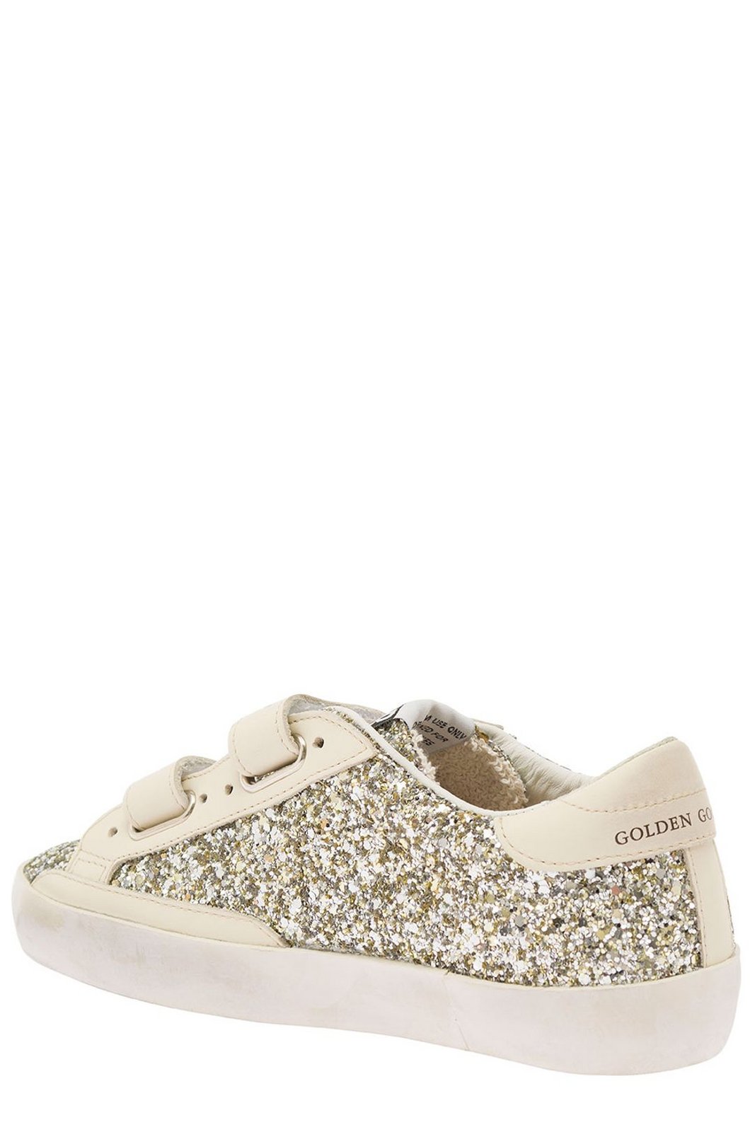 Golden Goose Kids Old School Glitter Lace-Up Sneakers