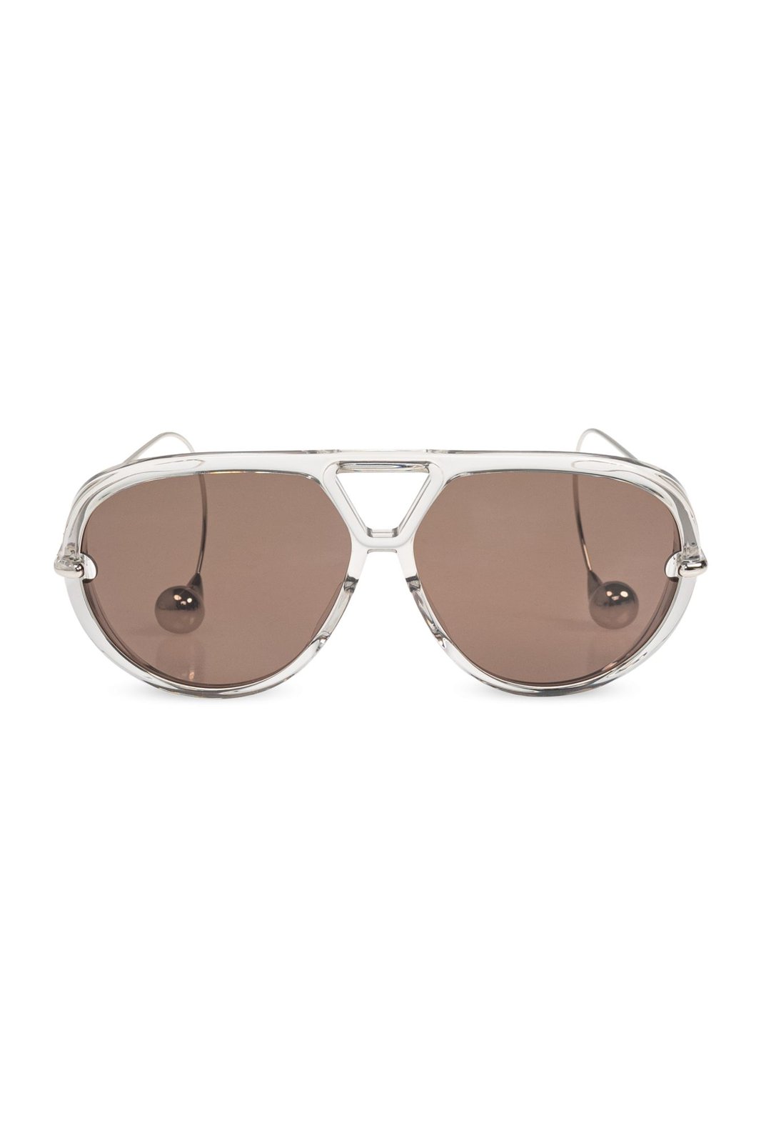 Bottega Veneta Eyewear Aviator Frame Sunglasses