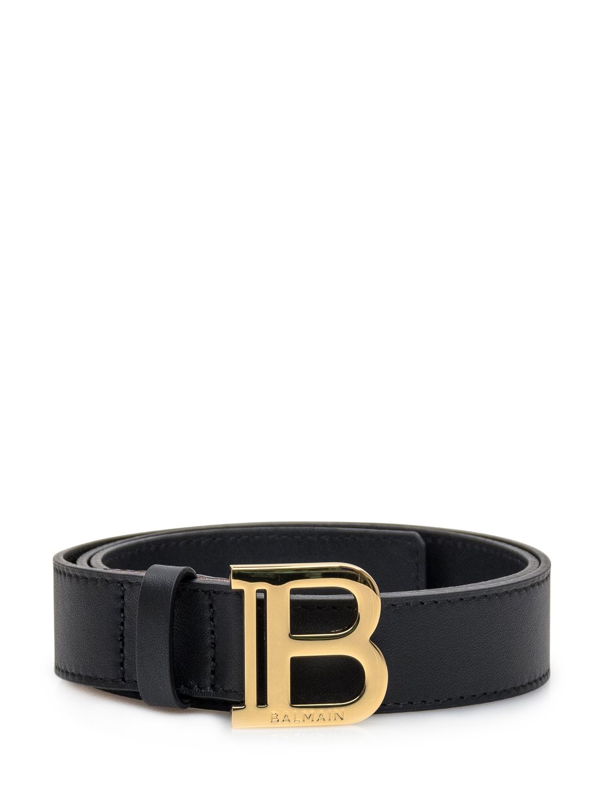 Balmain Kids Logo Buckled Belt