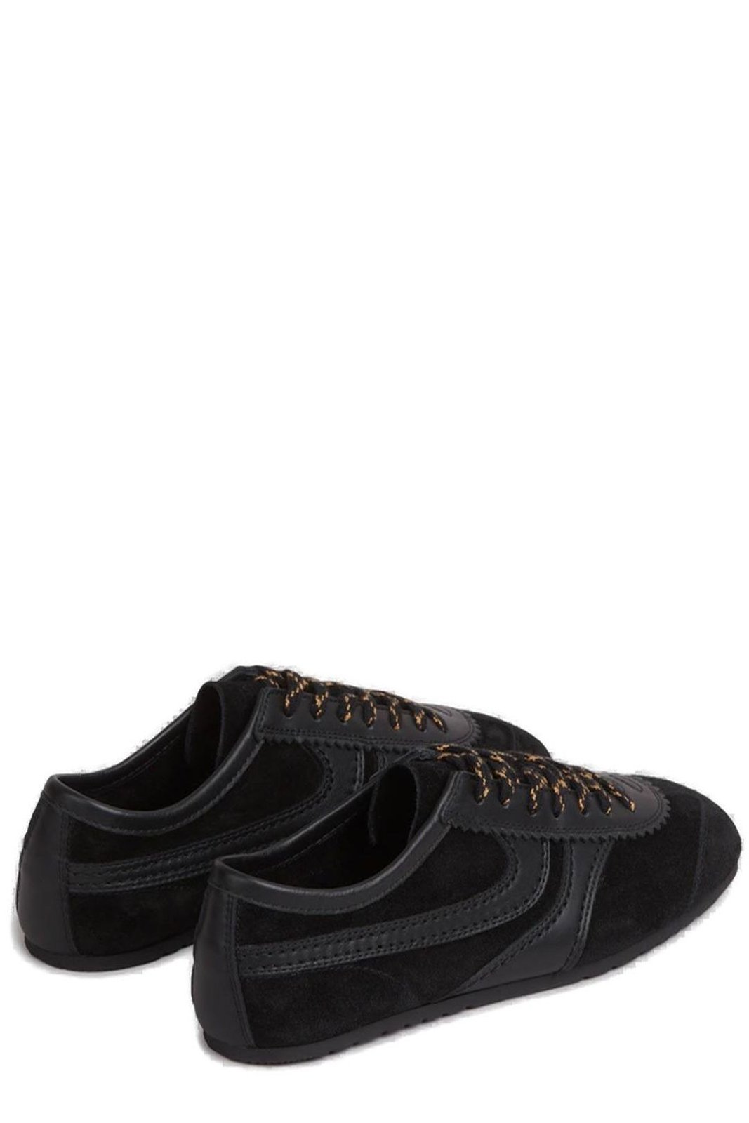Dries Van Noten Round Toe Lace-Up Sneakers