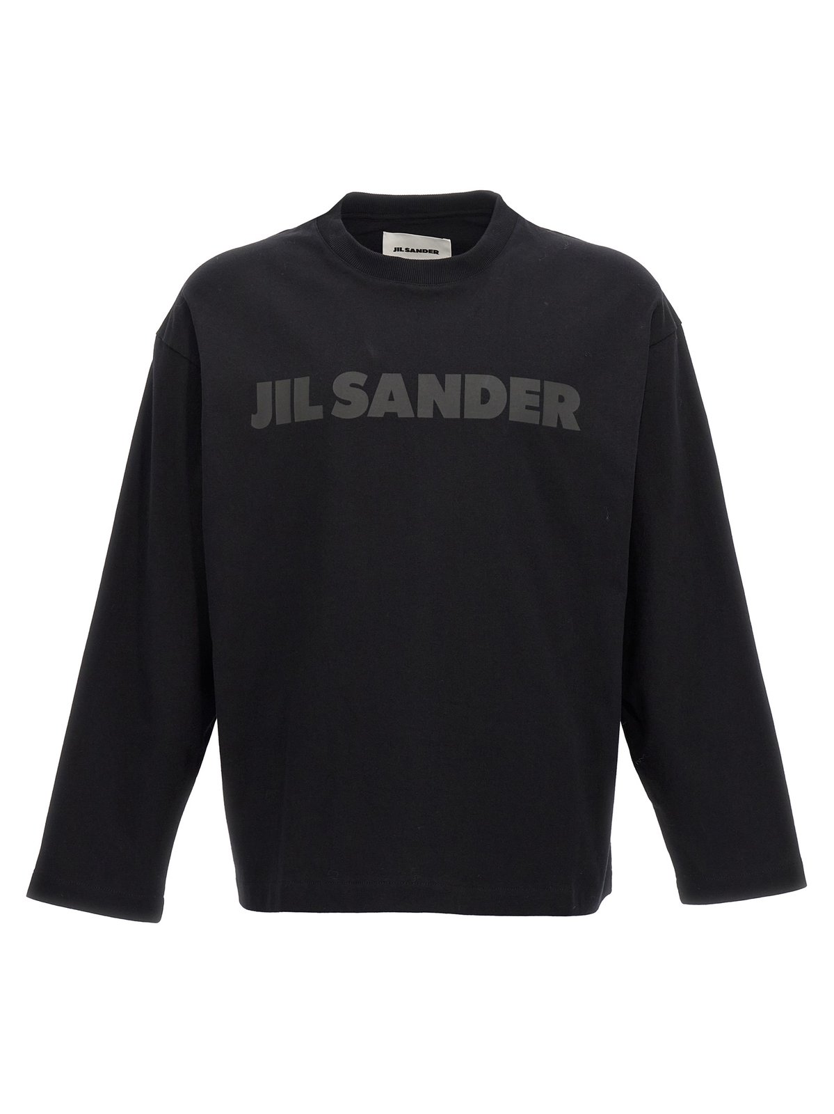 Jil Sander Logo Printed Long-Sleeved T-Shirt
