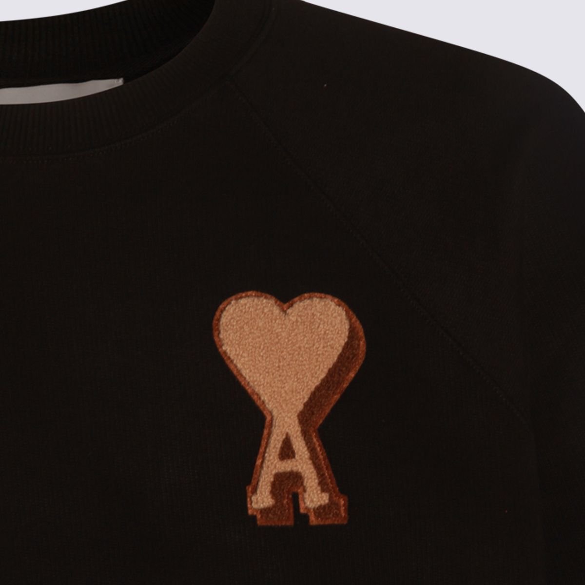 AMI Paris Ami De Coeur Patch Crewneck Sweatshirt