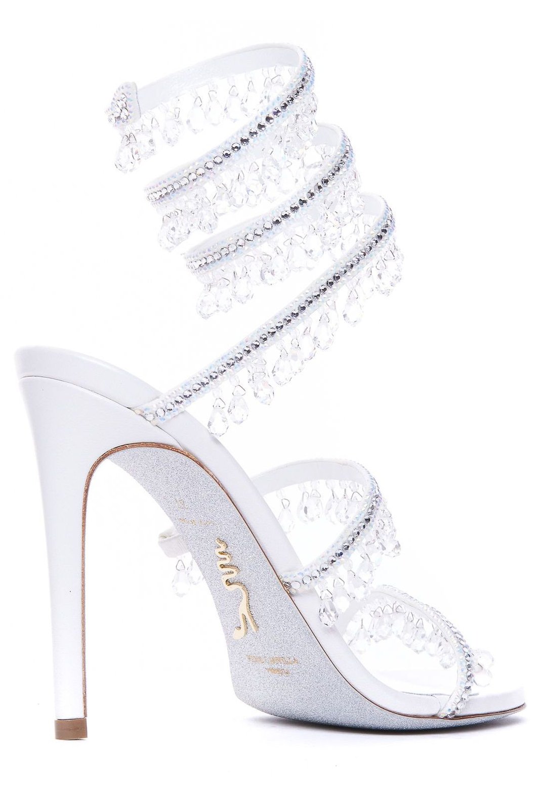 René Caovilla Chandelier Embellished Sandals