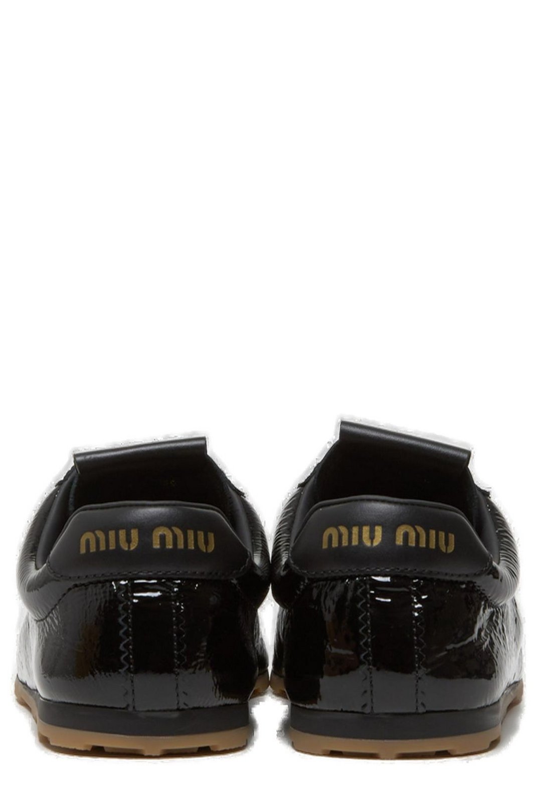 Miu Miu Logo-Printed Lace-Up Sneakers