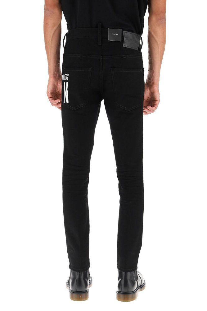 Dsquared2 Logo Printed Skater Jeans – Cettire 