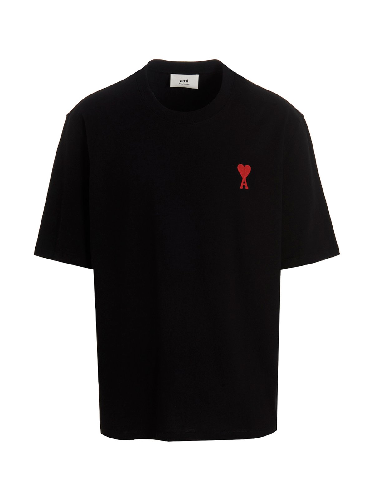 AMI Paris Ami de Coeur Logo Embroidered T-Shirt