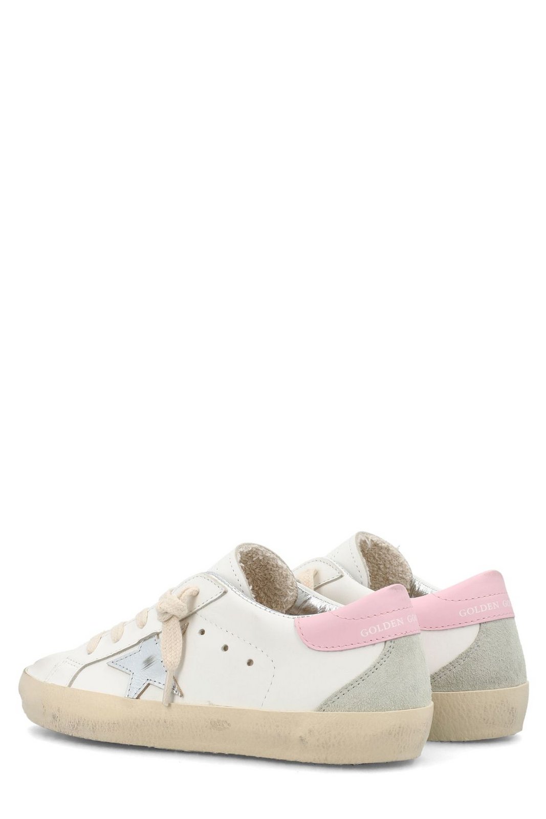 Golden Goose Kids Star Patch Lace-Up Sneakers