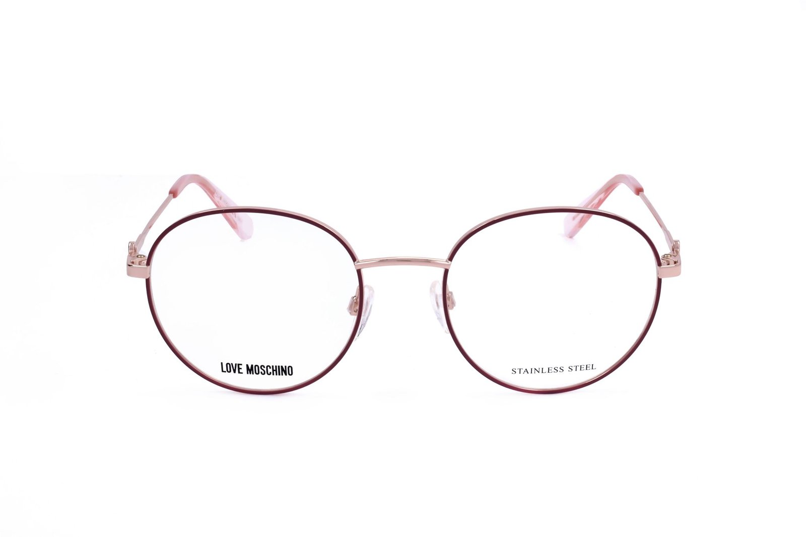 Love Moschino Eyewear Oval Frame Glasses