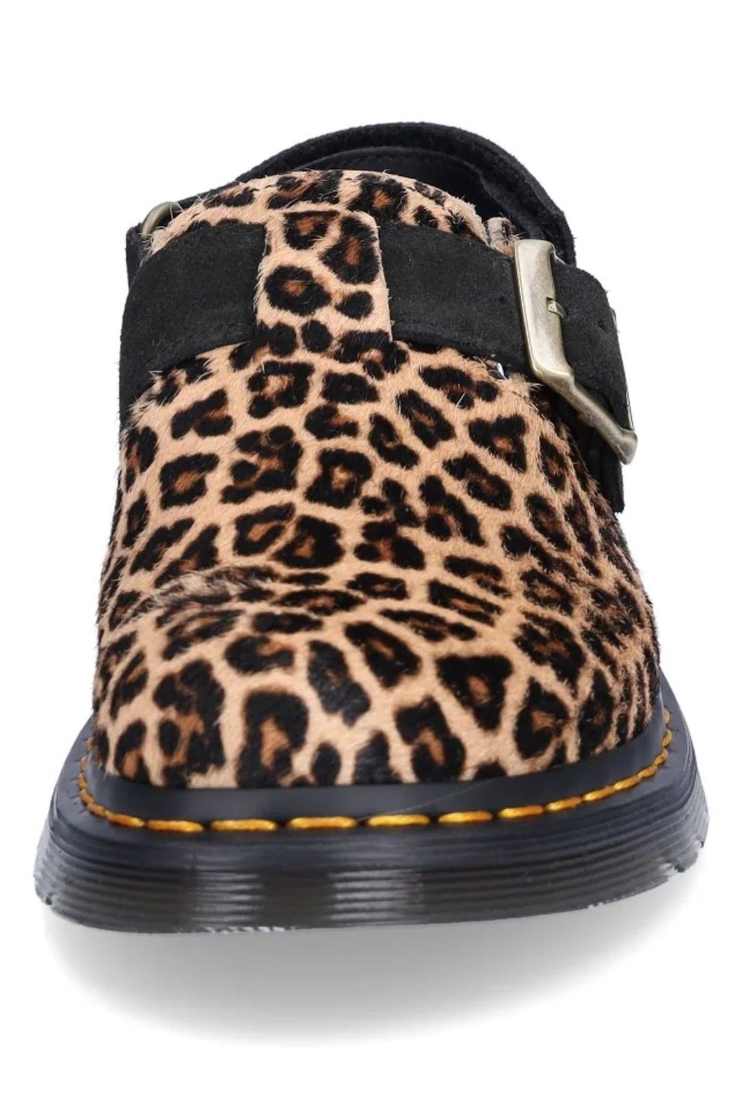 Dr. Martens Jorge II Leopard Buckle-Fastened Mules
