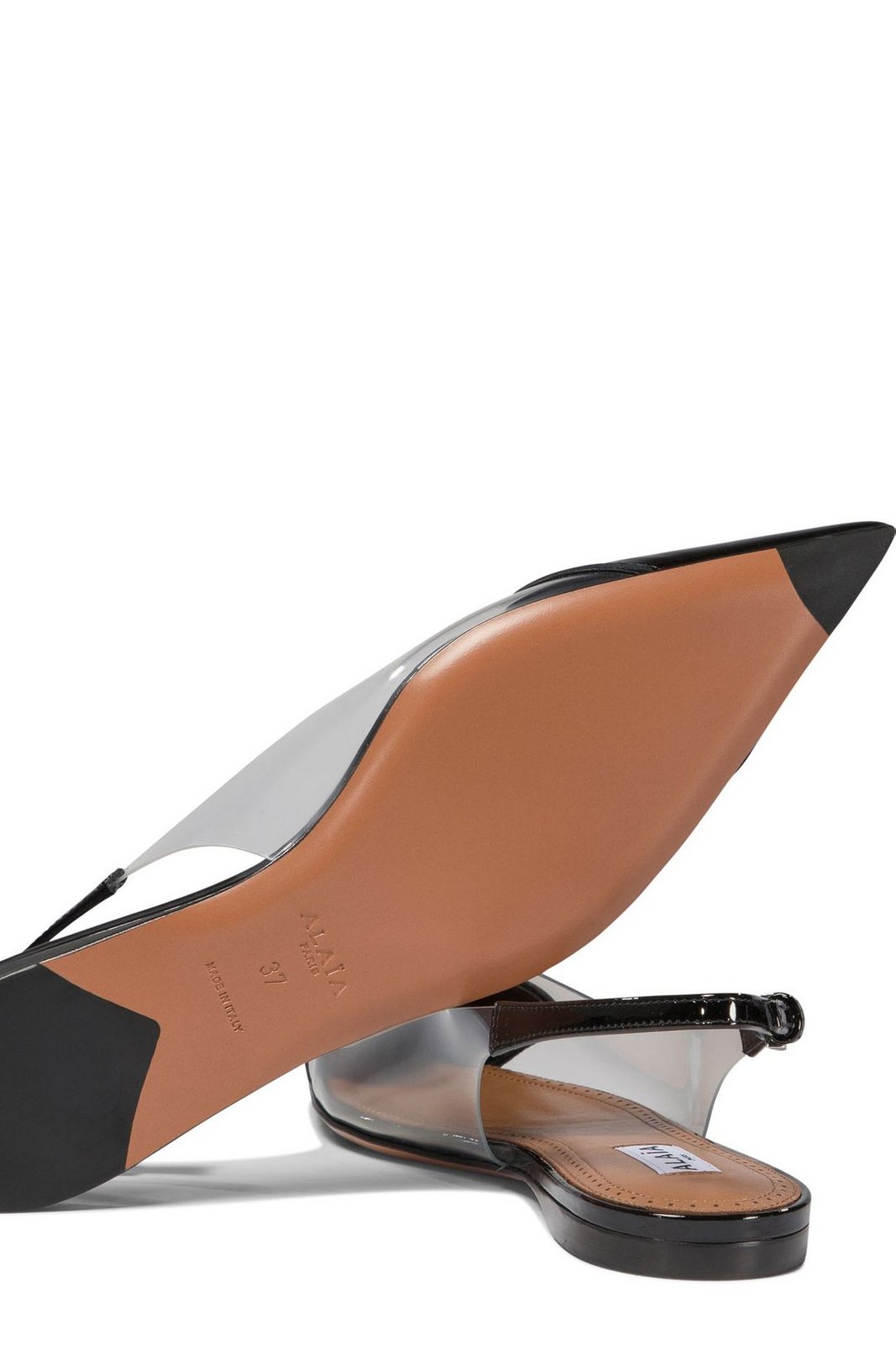 Alaïa Le Coeur Flat Slingback Shoes