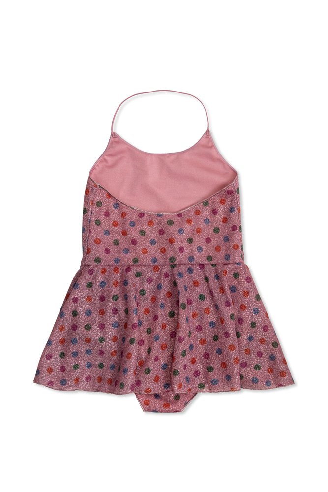Oseree Kids 러플 폴카 도트 수영복
