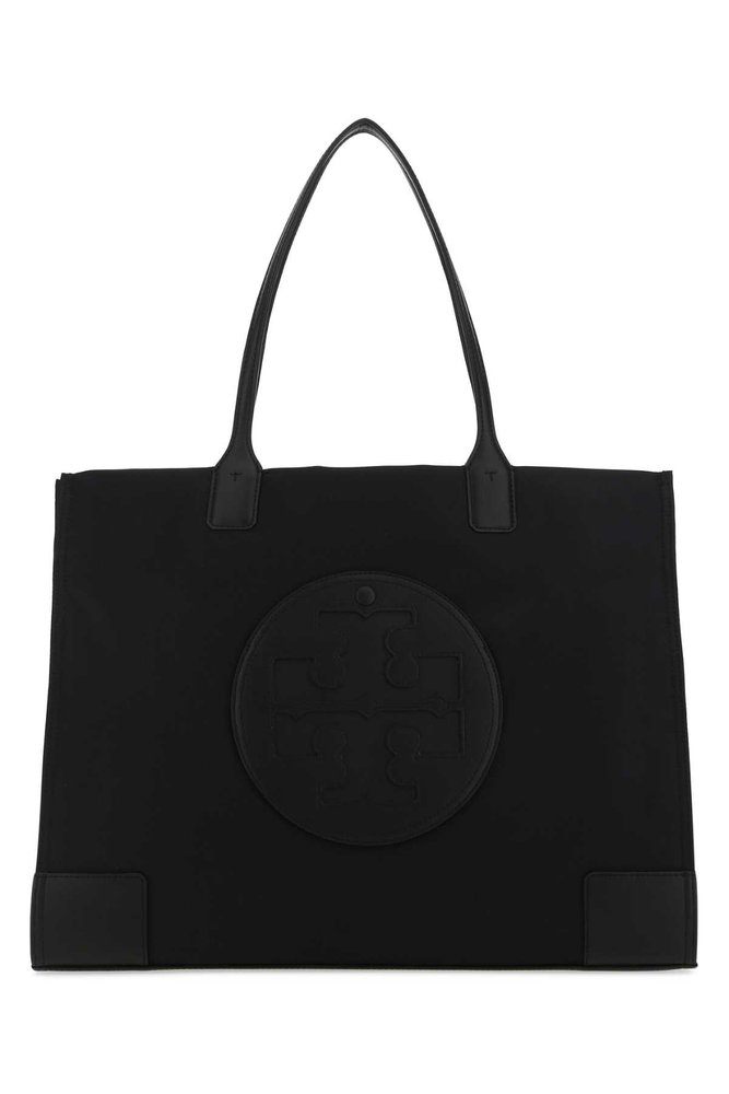 Tory Burch Ella Logo Patch Tote Bag In Black ModeSens