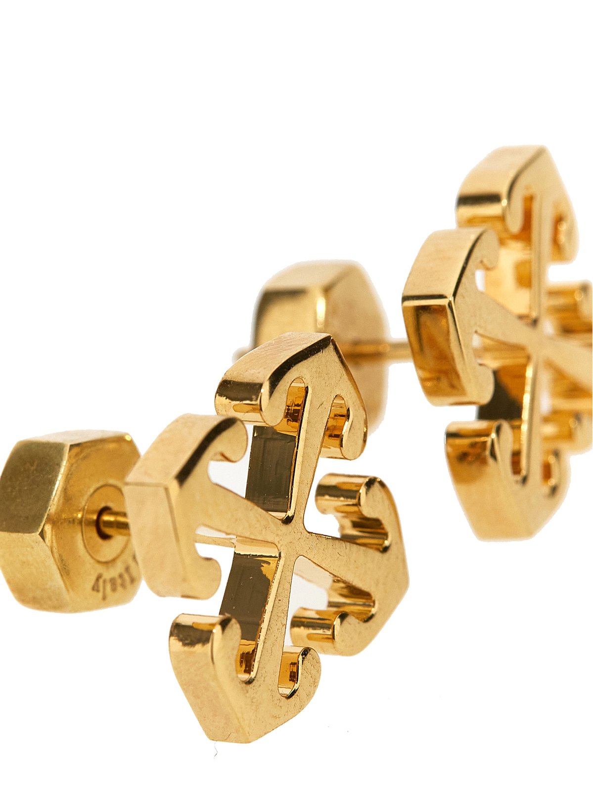 Off-White Arrows Stud Logo Detailed Earrings