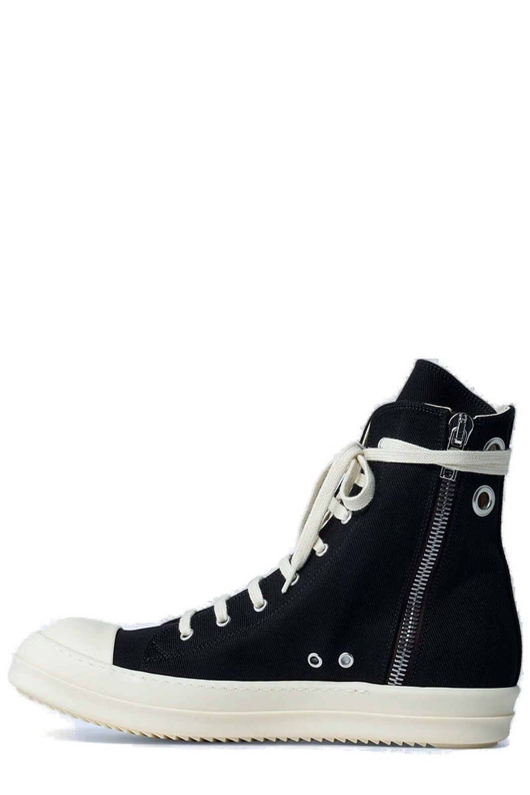 Rick Owens DRKSHDW Round-Toe High-Top Sneakers