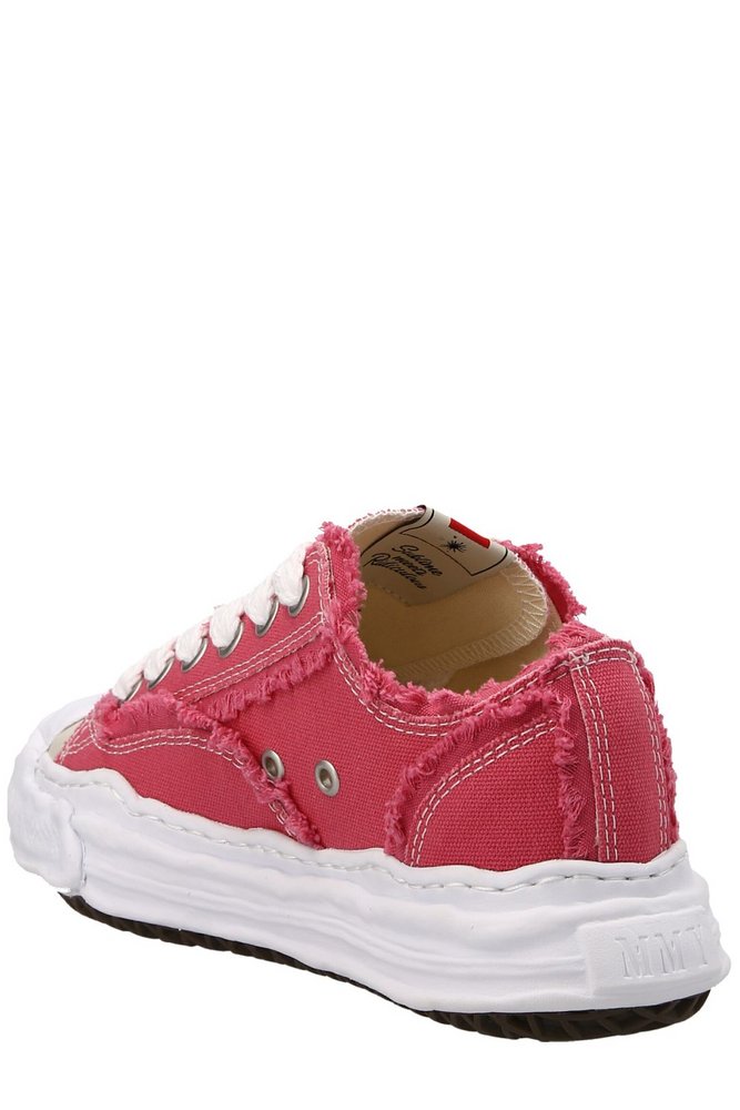 Maison Mihara Yasuhiro Hank OG Frayed Lace-Up Sneakers – Cettire
