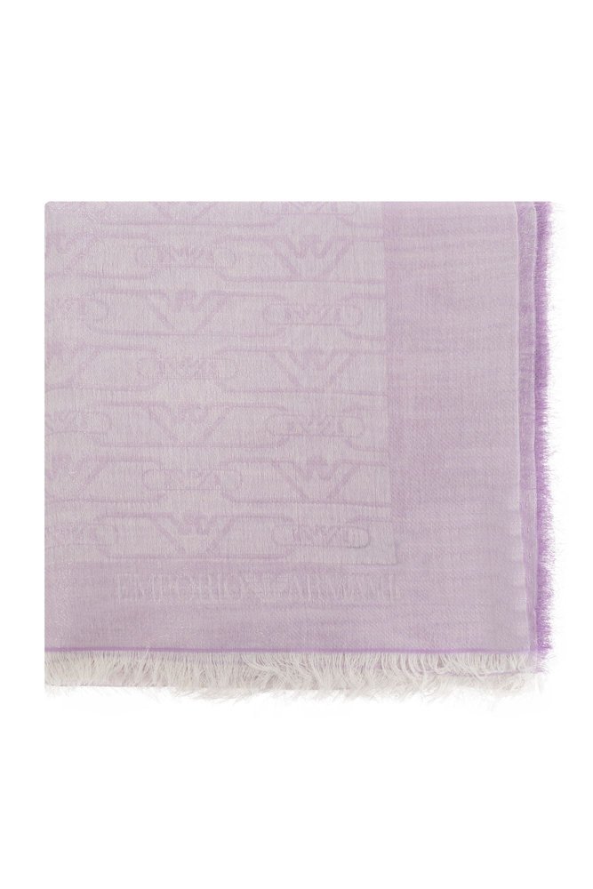 スカーフ EMPORIO ARMANI Woman Scarf Lilac EW001865AF15674 UA174 Long taffeta dress | Emporio Armani