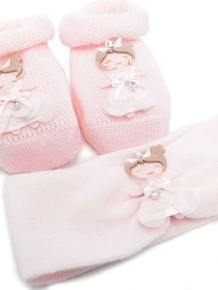 La Perla Kids 부티와 헤드밴드 선물 상자