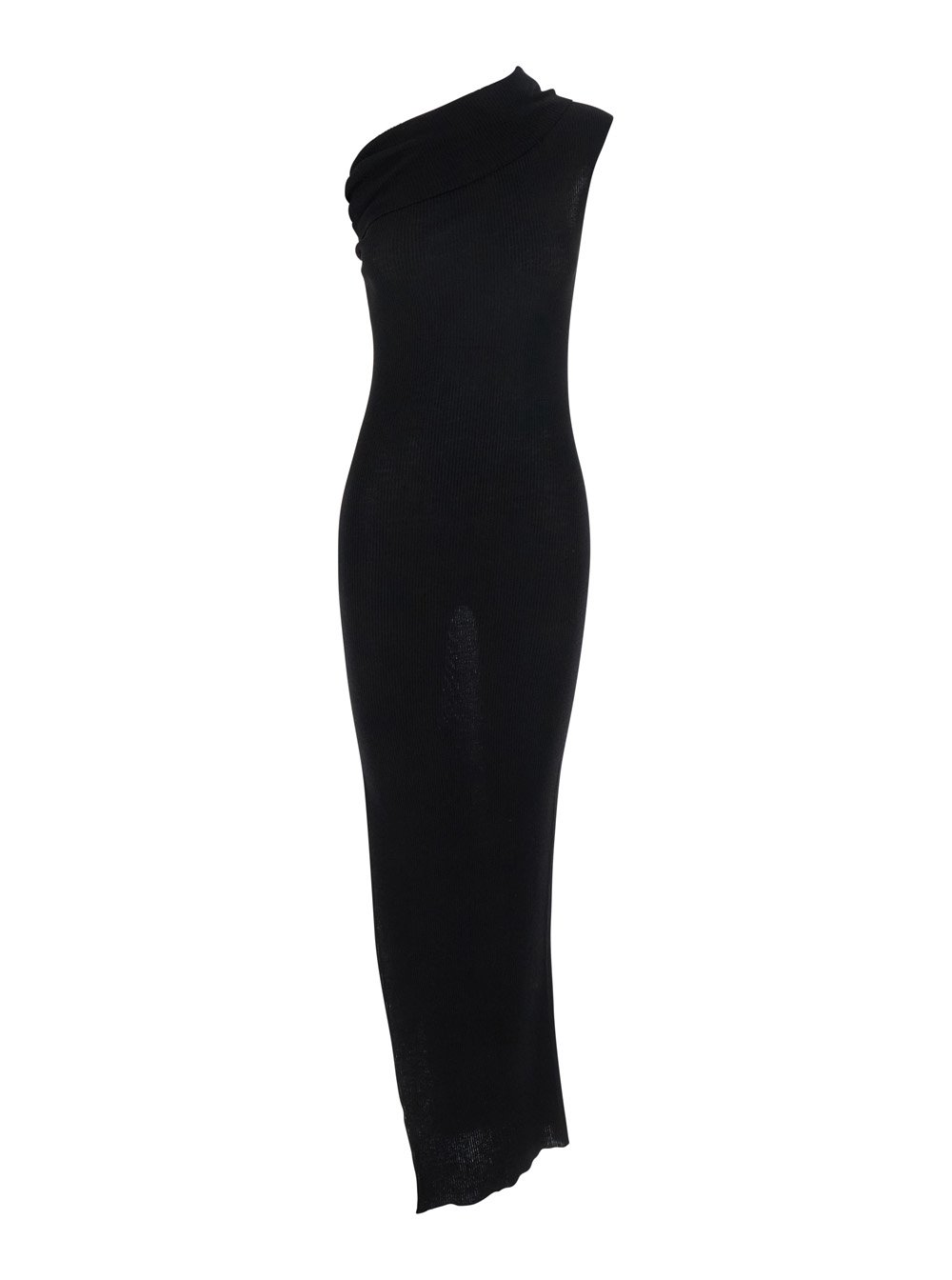 Rick Owens Athena One-Shoulder Midi Dress