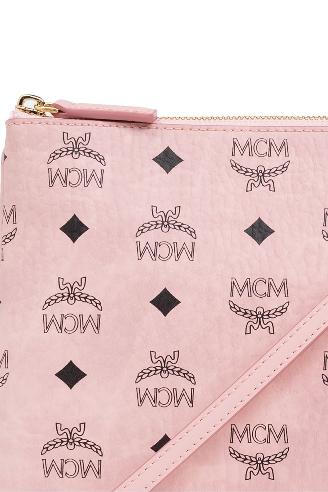 MCM Visetos Printed Zipped Crossbody Bag