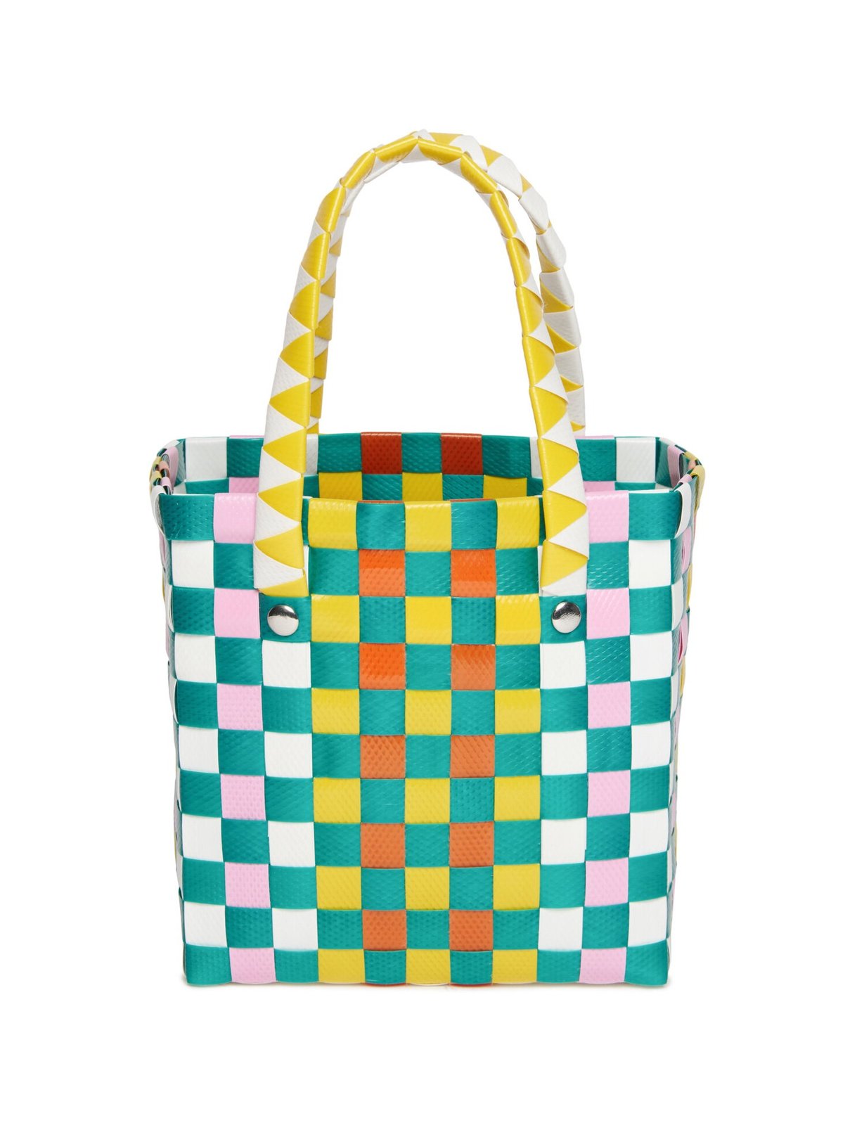 Marni Kids Market Criss-Cross Logo Patch Shoulder Bag
