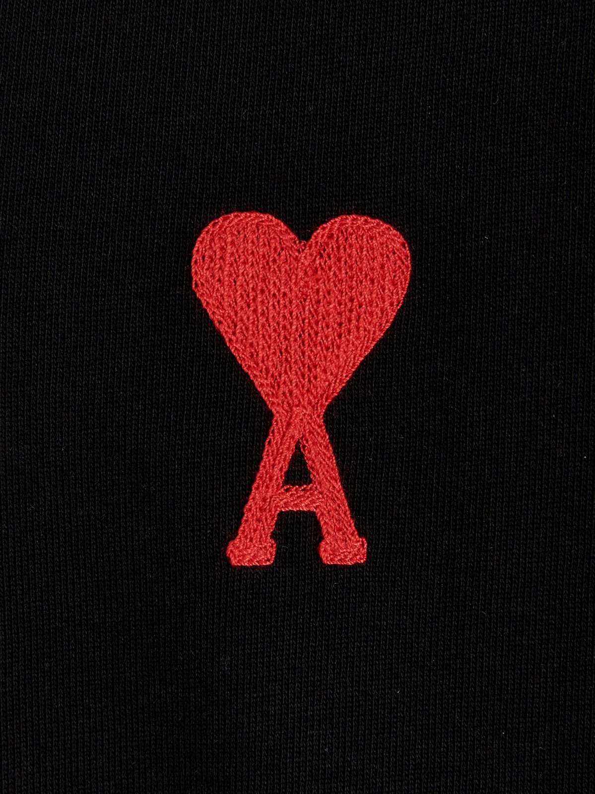 AMI Paris Ami de Coeur Logo Embroidered T-Shirt