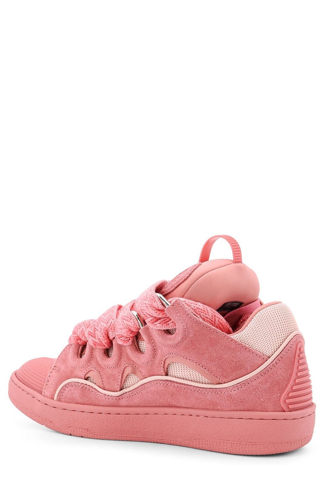 Lanvin Curb Lace-Up Sneakers