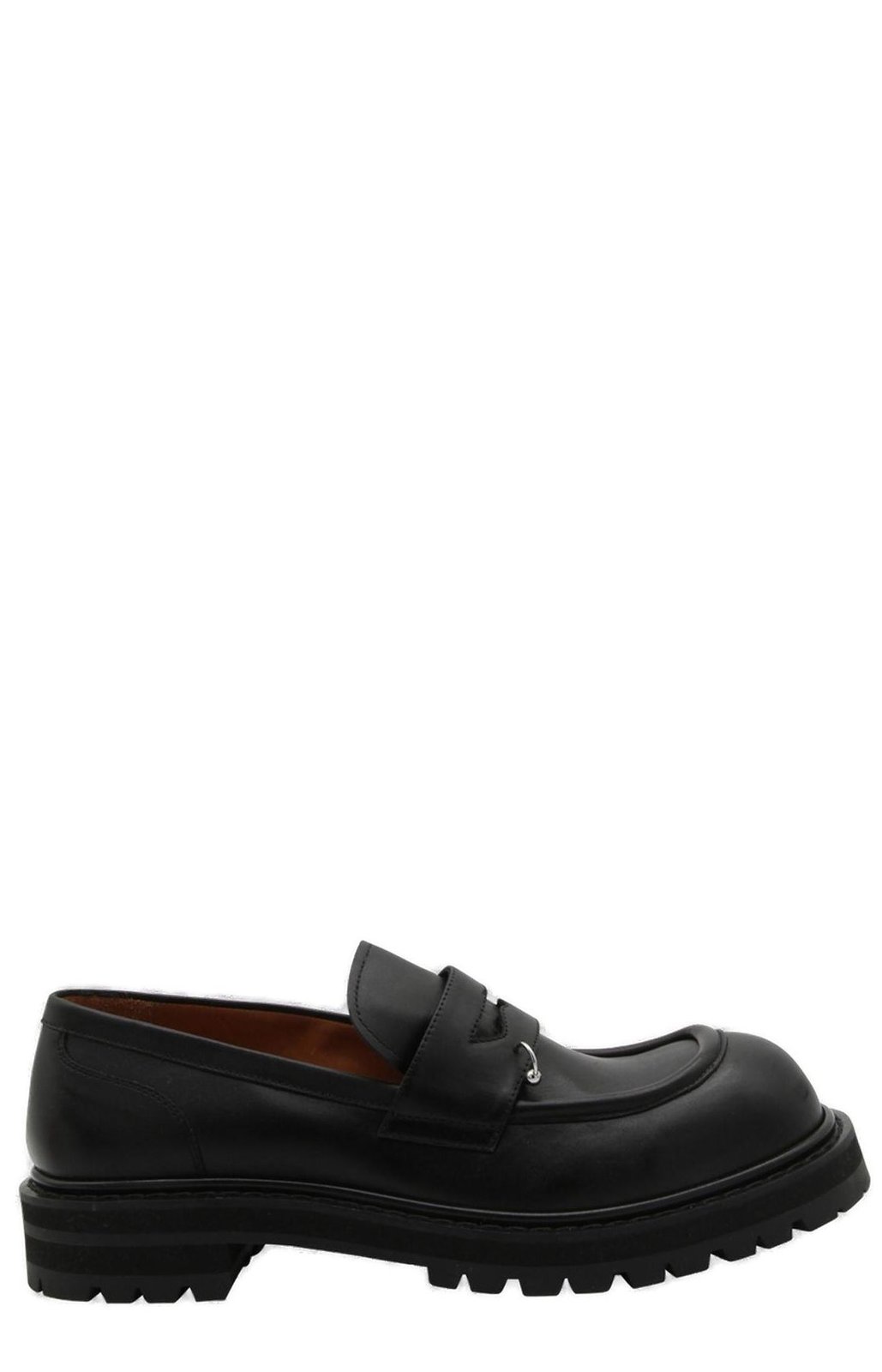 Marni Penny-Slot Round-Toe Loafers