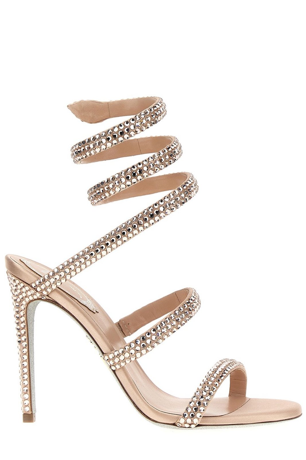 René Caovilla Cleo Embellished Open Toe Sandals