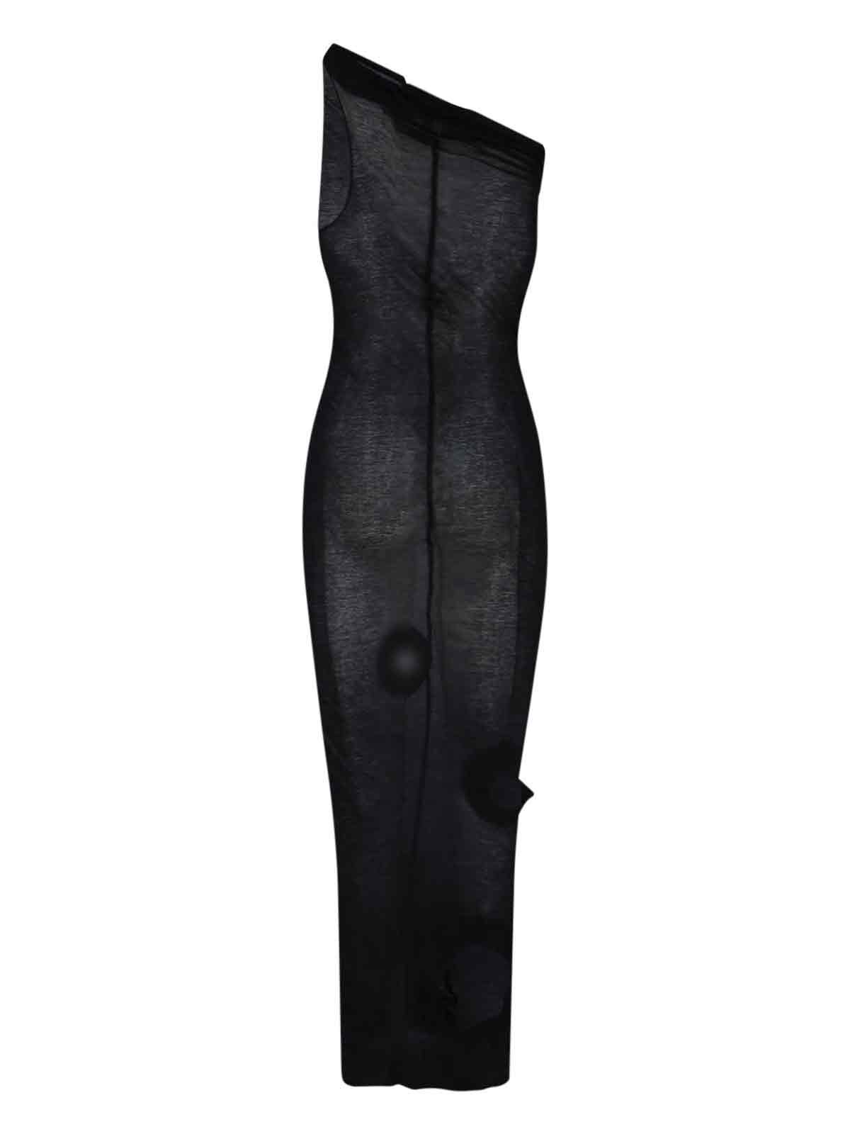 Rick Owens Asymmetric Sleeveless Maxi Dress