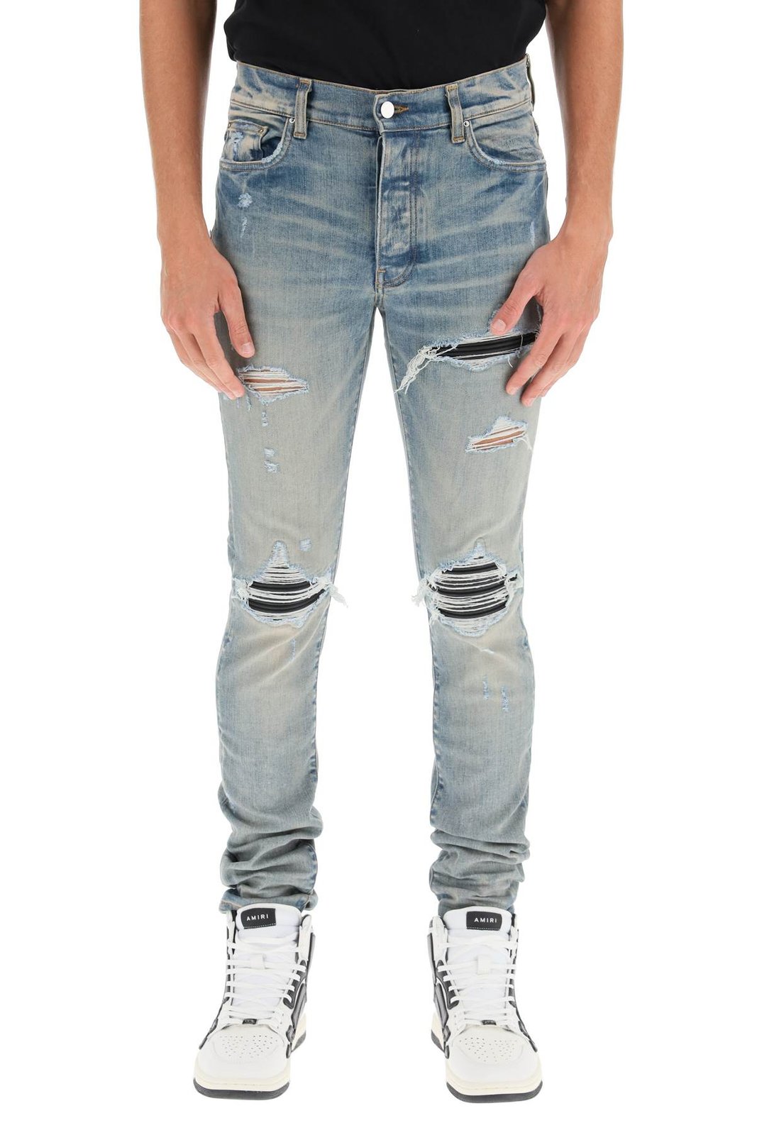 Amiri Mx1 Distressed Skinny Jeans