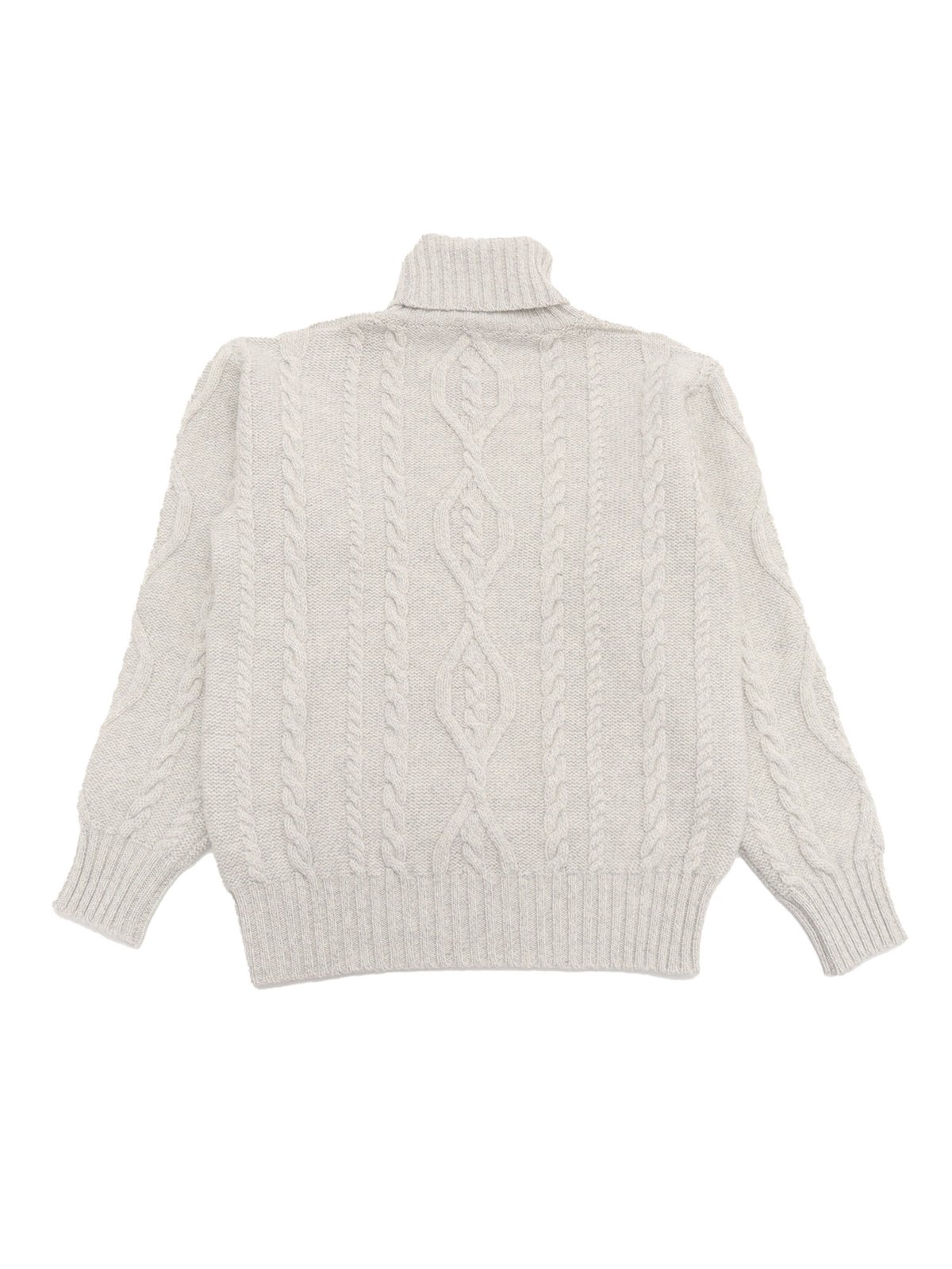 Dolce & Gabbana Kids Logo Embroidered Roll Neck Jumper