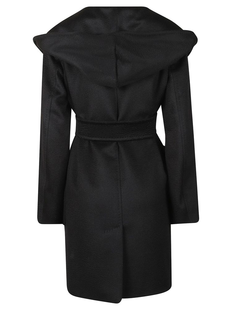 MAXMARA 리알토 후드 벨트 코트