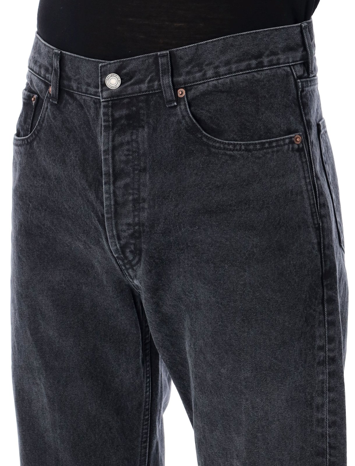 Saint Laurent Loose-Fit Mid-Rise Jeans