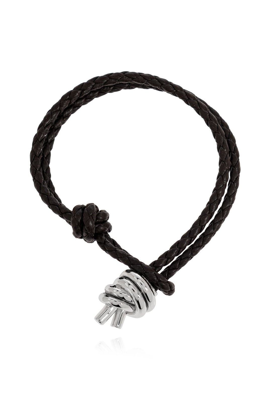 보테가베네타 Knot 디테일 브레이디드 브레이슬릿 815938V507C 1139