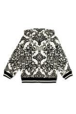 Dolce & Gabbana Kids Majolica-Print Fleece Hoodie