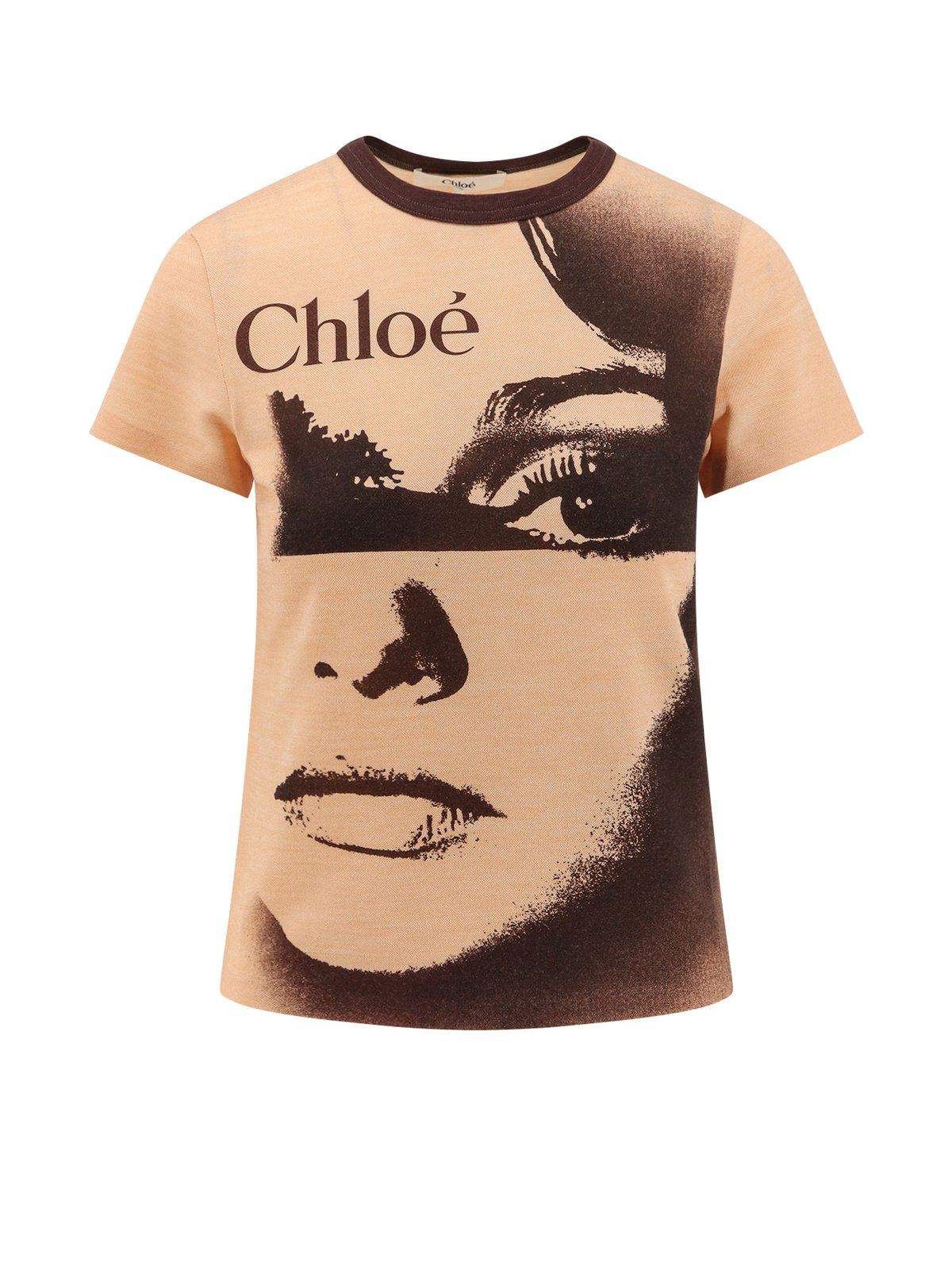 Chloé Portrait Printed Crewneck T-Shirt